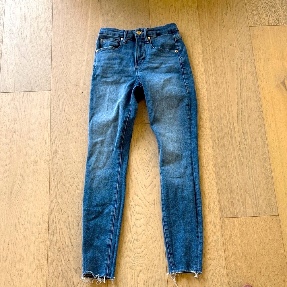 Good American Dark Blue Skinny Jeans